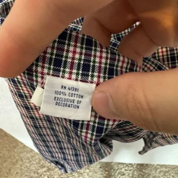 Ralph Lauren Shirt Mens XL Plaid Long Sleeve Button Down Cotton - Picture 3 of 4